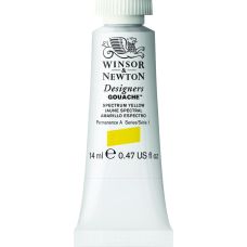 Jaune spectral - Gouache extra fine Designers Tube 14 ml Winsor & Newton