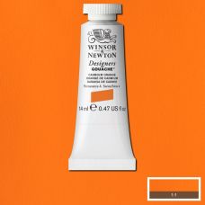 Orange de cadmium - Gouache extra fine Designers Tube 14 ml Winsor & Newton
