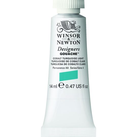 Turquoise cobalt clair - Gouache extra fine Designers Tube 14 ml Winsor & Newton