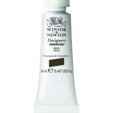 Sépia - Gouache extra fine Designers Tube 14 ml Winsor & Newton