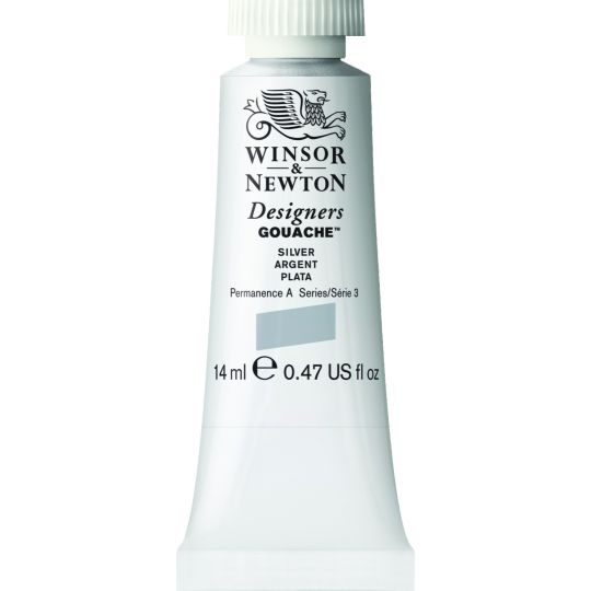 Argent - Gouache extra fine Designers Tube 14 ml Winsor & Newton