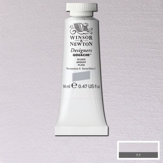 Argent - Gouache extra fine Designers Tube 14 ml Winsor & Newton