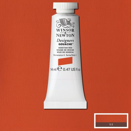 Rouge de Venise - Gouache extra fine Designers Tube 14 ml Winsor & Newton