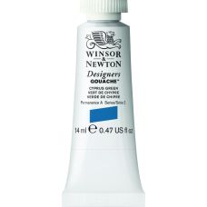 Vert de Chypre - Gouache extra fine Designers Tube 14 ml Winsor & Newton