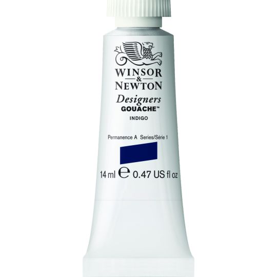 Indigo - Gouache extra fine Designers Tube 14 ml Winsor & Newton