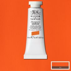 Laque orange clair - Gouache extra fine Designers Tube 14 ml Winsor & Newton