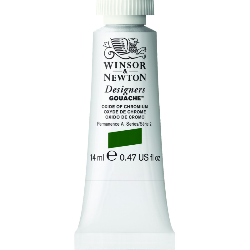 Oxyde de chrome - Gouache extra fine Designers Tube 14 ml Winsor & Newton