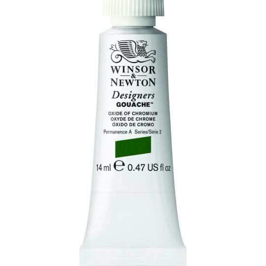 Oxyde de chrome - Gouache extra fine Designers Tube 14 ml Winsor & Newton