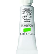 Vert clair permanent - Gouache extra fine Designers Tube 14 ml Winsor & Newton