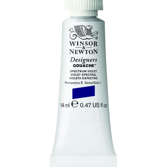 Violet spectral - Gouache extra fine Designers Tube 14 ml Winsor & Newton
