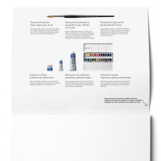 Bloc collé 4 côtés 100% coton 25.4x35.6 300g grain torchon 20f Professional Winsor & Newton