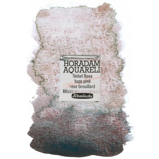 Brouillard rose - aquarelle super-granuleuse ½ Godets Schmincke Horadam