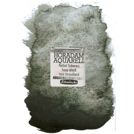 Brouillard noir - aquarelle super-granuleuse ½ Godets Schmincke Horadam