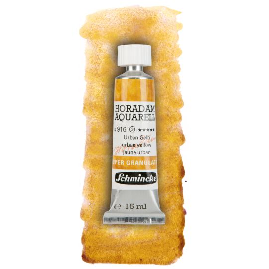 Urban jaune - aquarelle super-granuleuse Tube 15 ml Schmincke Horadam