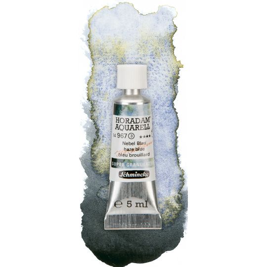 Bouillard bleu- aquarelle super-granuleuse Tube 5 ml Schmincke Horadam