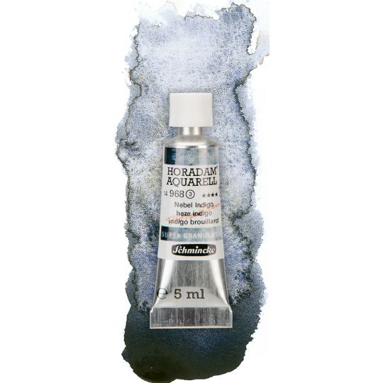 Brouillard indigo- aquarelle super-granuleuse Tube 5 ml Schmincke Horadam