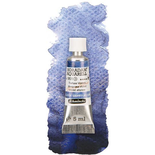 Abysse violet - aquarelle super-granuleuse Tube 5 ml Schmincke Horadam