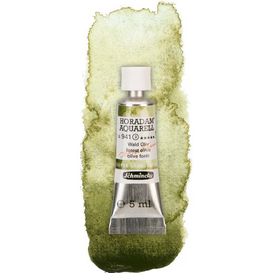 Forêt olive - aquarelle super-granuleuse Tube 5 ml Schmincke Horadam