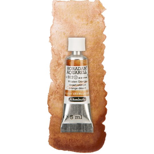 Désert orange - aquarelle super-granuleuse Tube 5 ml Schmincke Horadam