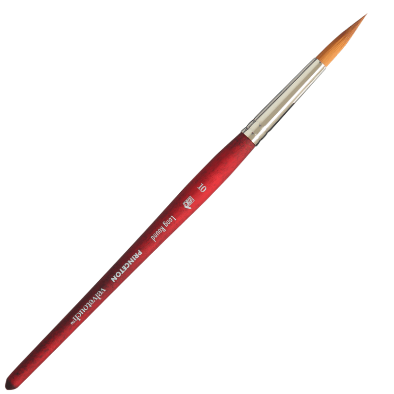 Pinceau rond pointu synthétique Princeton Velvetouch n° 4