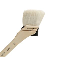 Brosse Hake angle pur chèvre Atelier série 5006 Silver n°30 *
