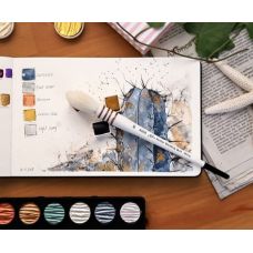 Pinceau aquarelle rond Atelier série 5325S Silver n°20