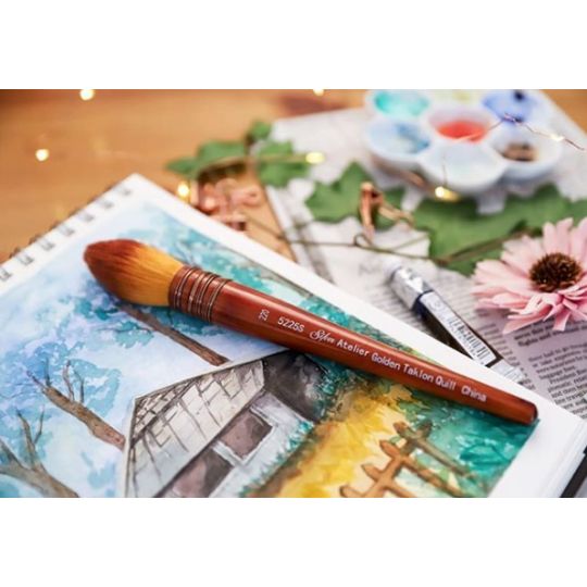 Pinceau aquarelle rond Atelier série 5225S Silver n°160