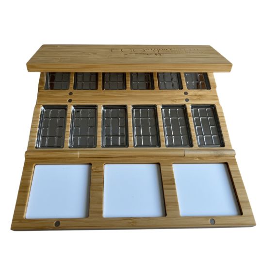 Coffret aquarelle vide de 12 emplacements Eco studio en bambou Michael Solovyev