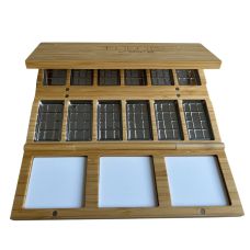 Coffret aquarelle vide de 12 emplacements Eco studio en bambou Michael Solovyev