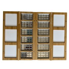 Coffret aquarelle vide de 12 emplacements Eco studio en bambou Michael Solovyev