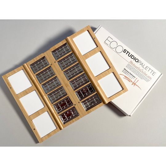 Coffret aquarelle vide de 12 emplacements Eco studio en bambou Michael Solovyev