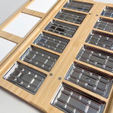 Coffret aquarelle vide de 12 emplacements Eco studio en bambou Michael Solovyev
