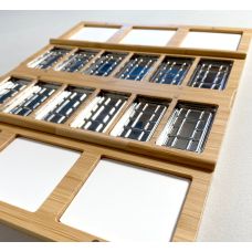 Coffret aquarelle vide de 12 emplacements Eco studio en bambou Michael Solovyev