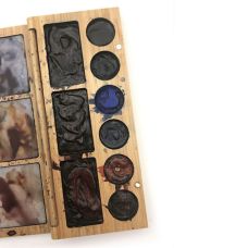 Coffret aquarelle vide de 9 emplacements Eco travel en bambou Michael Solovyev