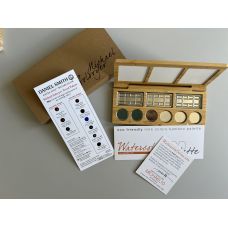 Coffret aquarelle vide de 9 emplacements Eco travel en bambou Michael Solovyev