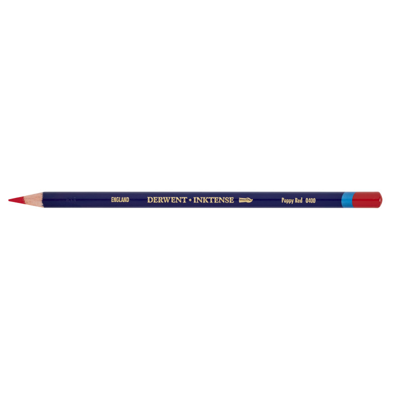 Rouge coquelicot- crayon Inktense Derwen