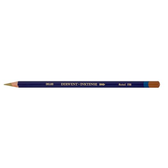 Jaune moutarde - crayon Inktense Derwen