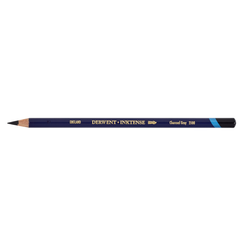 Gris fusain - crayon Inktense Derwen