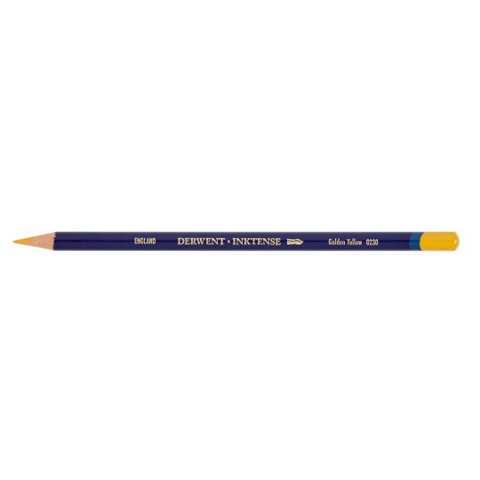 Jaune doré - crayon Inktense Derwen