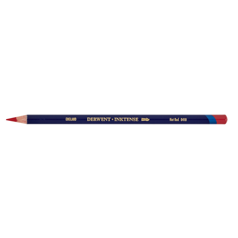 Rouge chaud - crayon Inktense Derwen
