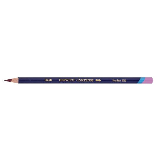 Rose profond - crayon Inktense Derwen