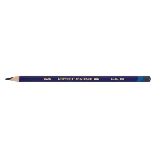 Bleu de fer - crayon Inktense Derwen