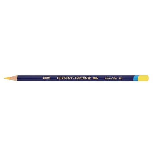 Jaune cadmium - crayon Inktense Derwen