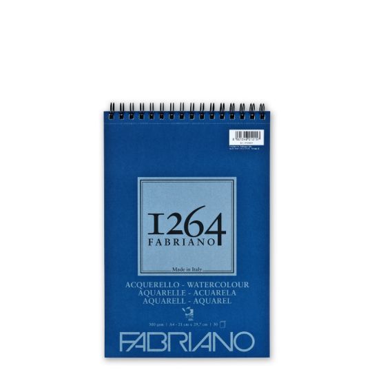 Bloc spiralé A4 21x29.7 300g 30 f grain fin Fabriano 1264