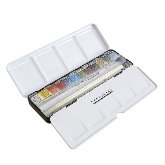 Palette signature 12 aquarelles extra-fine Sennelier par Ondine de Peretti