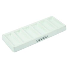 Palette porcelaine 6 creux 7,8 x 19,5 Sennelier