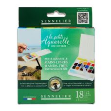 Boite aquarelle mains libres « la petite aquarelle » 18 ½ godets aquarelle fine Sennelier