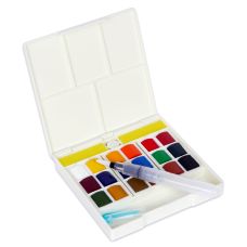 Boite aquarelle mains libres « la petite aquarelle » 18 ½ godets aquarelle fine Sennelier