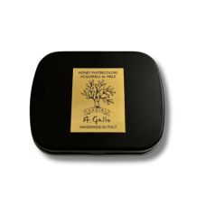Mini boîte "Vendemmia" 6 ½ godets aquarelles en métal  A. Gallo