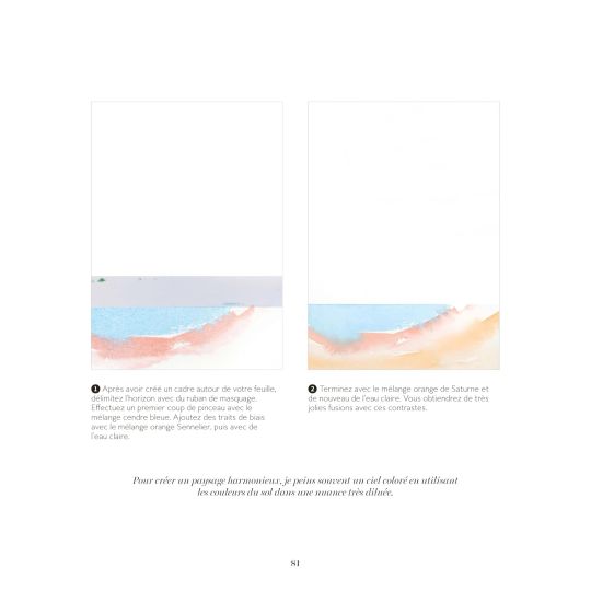 Tout peindre à l'aquarelle - Les paysages, Ondine de Peretti